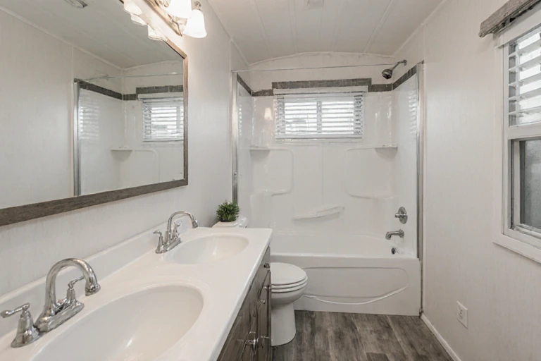 Retro-style portable bathroom renovation: a fusion of nostalgia and modernity